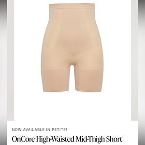 Spanx Oncore high Waisted mid thigh short